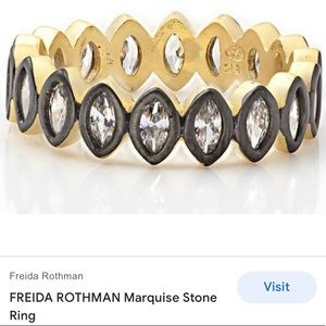 FREIDA ROTHMAN MARQUISE STONE RING